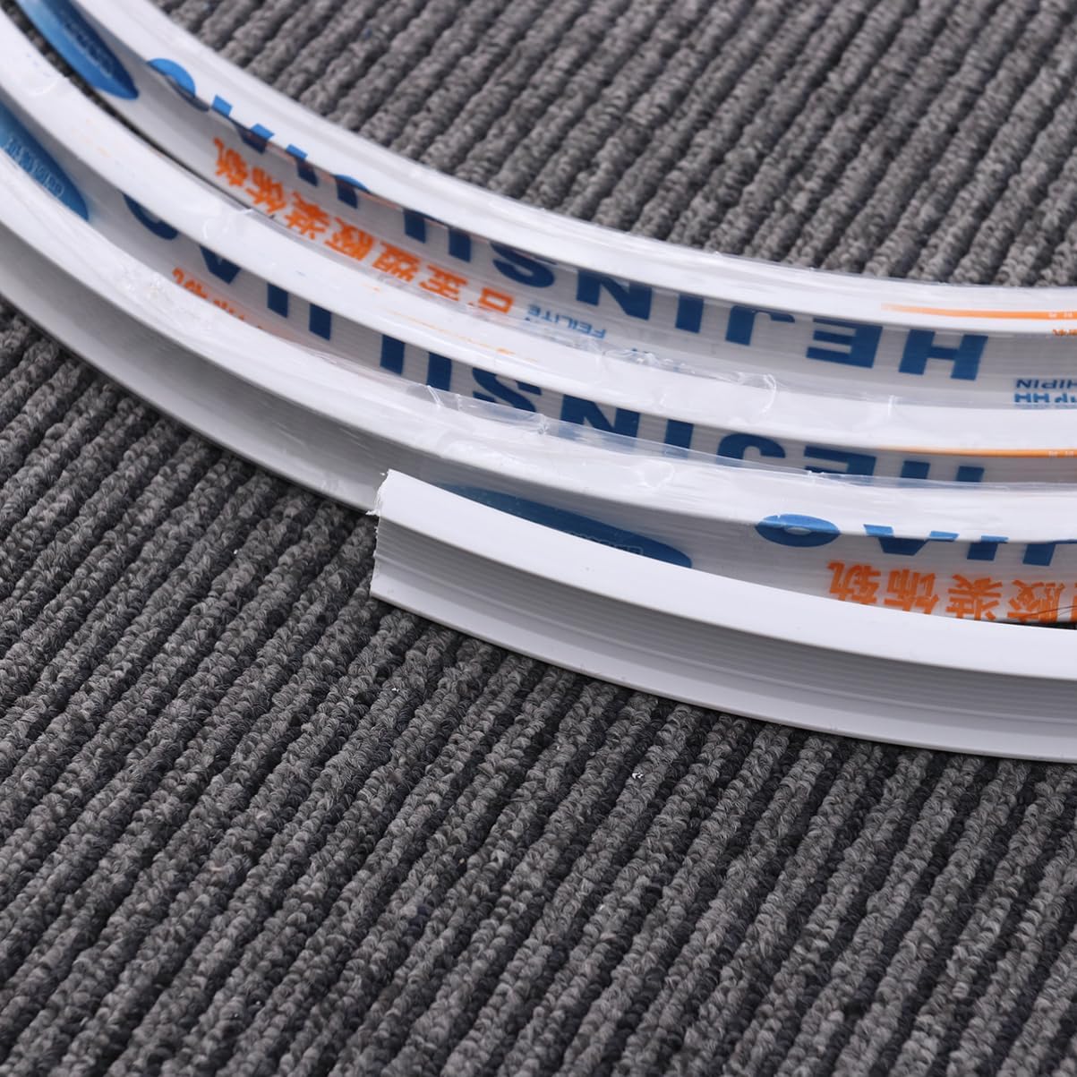 IMIKEYA Flexible Bendable Curtain Track Ceiling Drapery System for Showers and Room Dividers Easy Installation Wall Mount Accessories Included