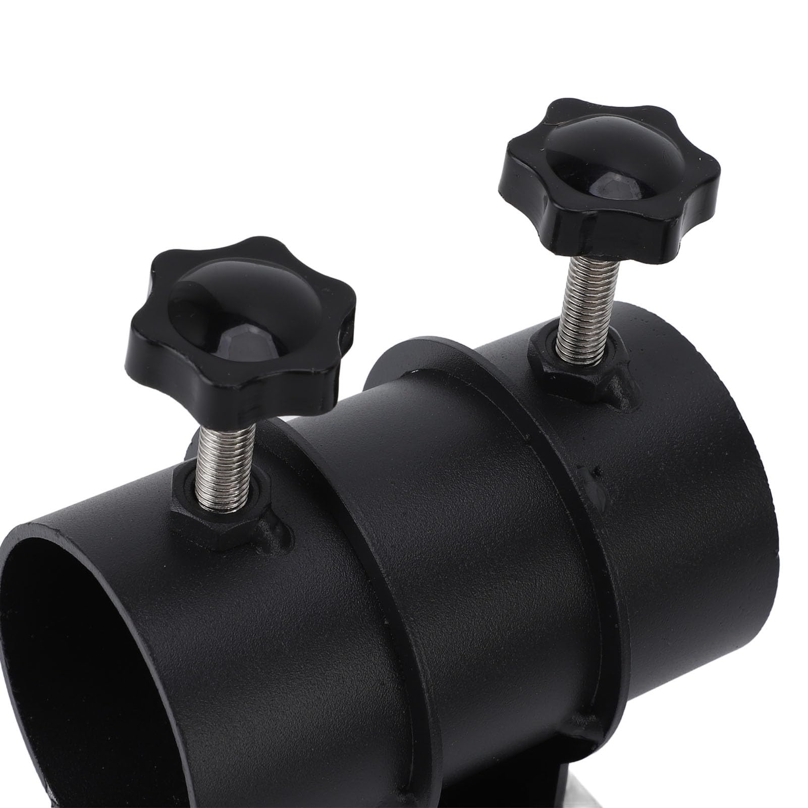 Portaombrellone da Giardino Regolabile in Metallo, Robusto Supporto Antivento per Ringhiere del Ponte, Staffa di Montaggio per Ombrellone da Esterno Impermeabile, 4 Viti, 2 Viti a Pomello