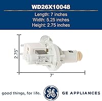 Vista 5 de GE WD26X10048 - Conjunto de bomba de drenaje original OEM para lavavajillas GE