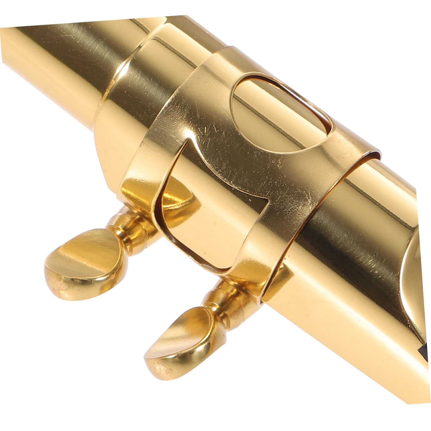 TOYANDONA Boquilla de Saxo Metal para Saxofón Alto Precisión Tonal y Superficie Pulida para Estudiantes y Profesores
