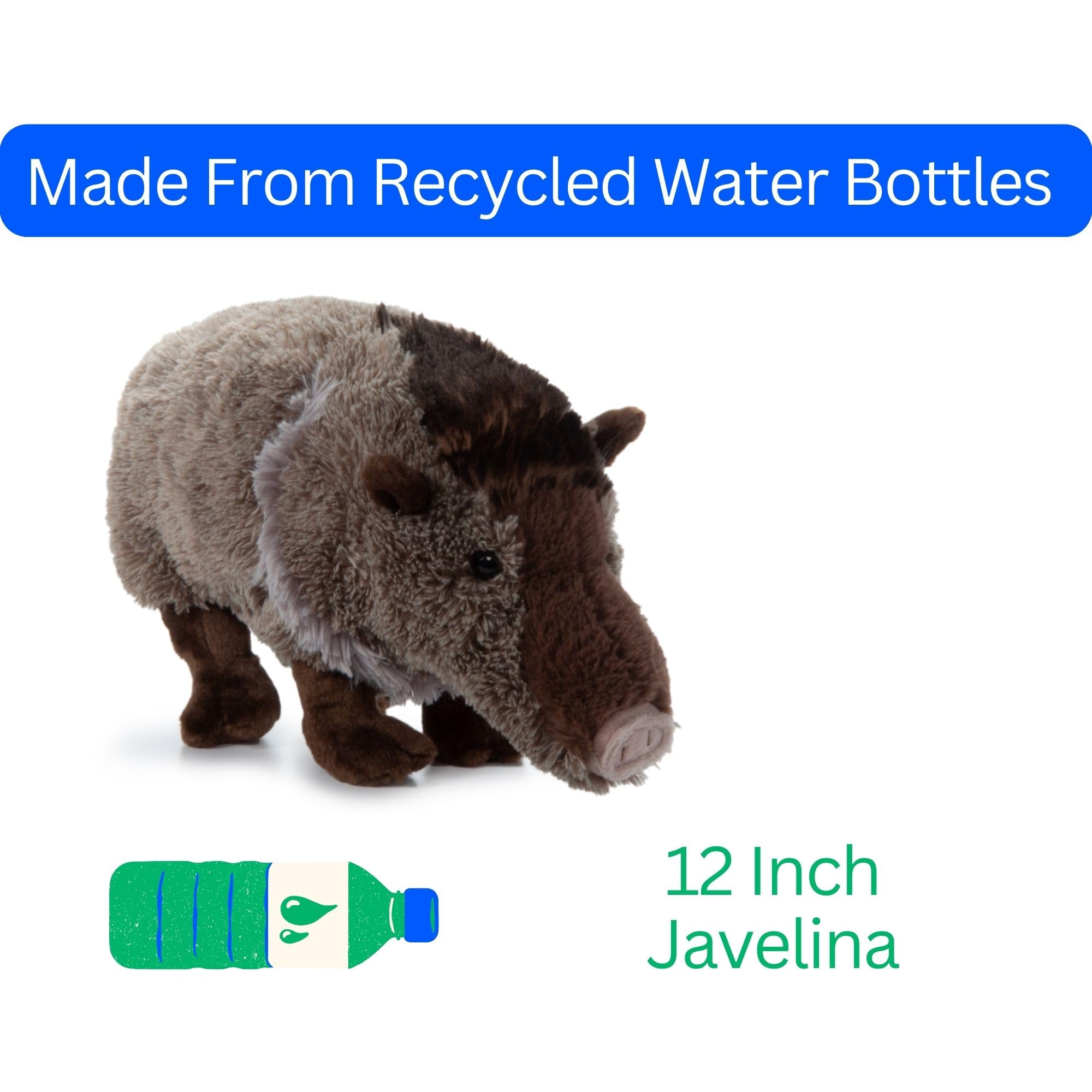Amazon.com: The Petting Zoo Javelina Stuffed Animal Plushie, Gifts