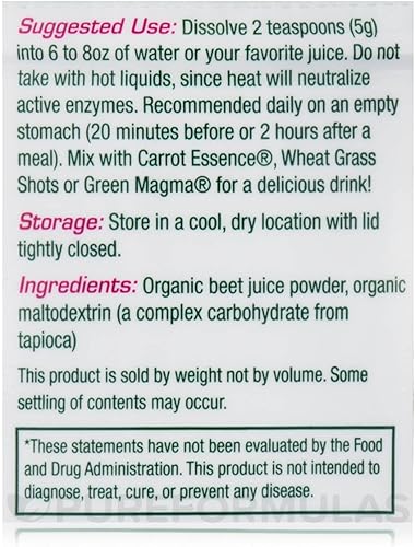 Miniatura 5 de Green Foods Esencia de remolacha, 5.3 onzas