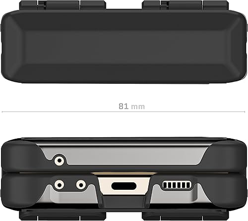 Miniatura 7 de Ghostek ATOMIC - Funda delgada con tapa 5, parte trasera transparente con parachoques de metal de aluminio de alta calidad, resistente, protección a