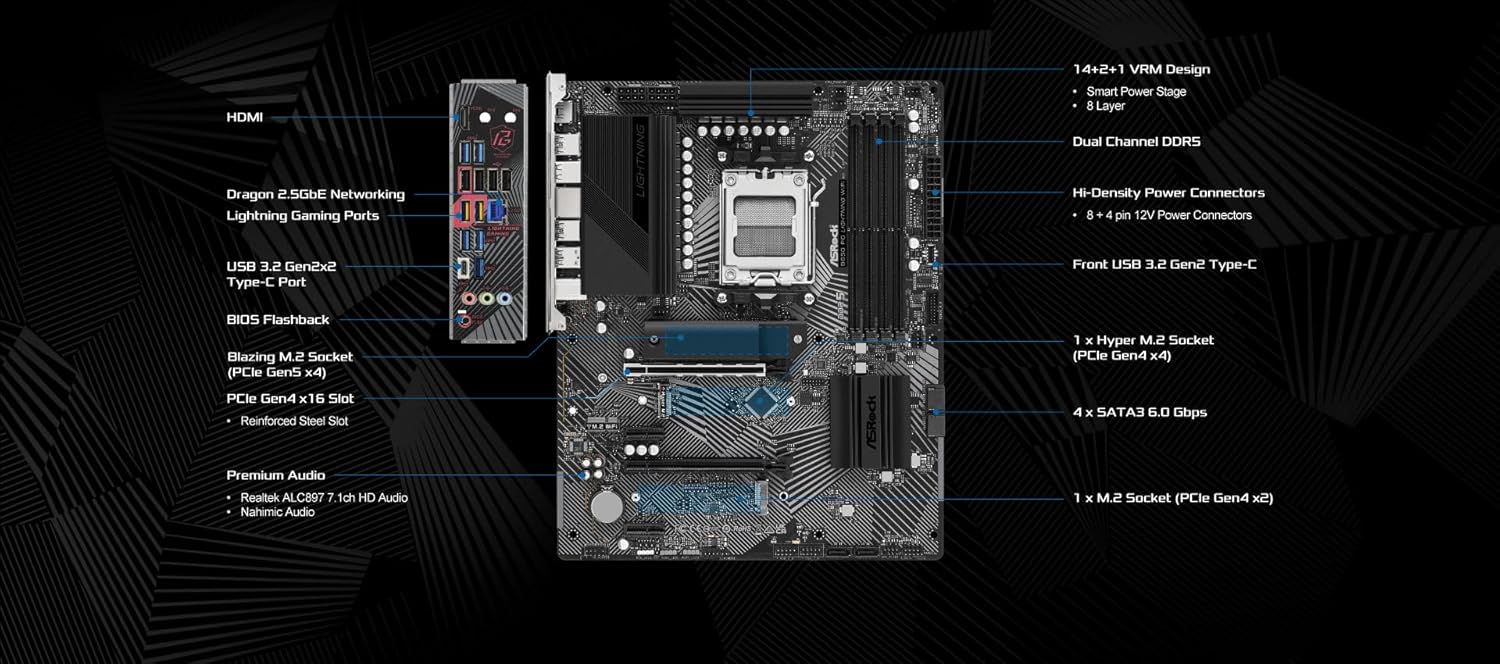 Placa Mãe AsRock B650 PG Lightning: Review após 7 dias de uso