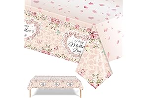 Emopeak Mother's Day Decorations Tablecloth: Celebrate with Elegance