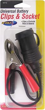 Custom Accessories 18710 12V Universal Battery Clip and Socket