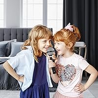 Vista 3 de Micrófono de juguete para niños - Micrófono falso de plástico para pretensión, accesorio de disfraz para Halloween, Navidad, cosplay, regalos