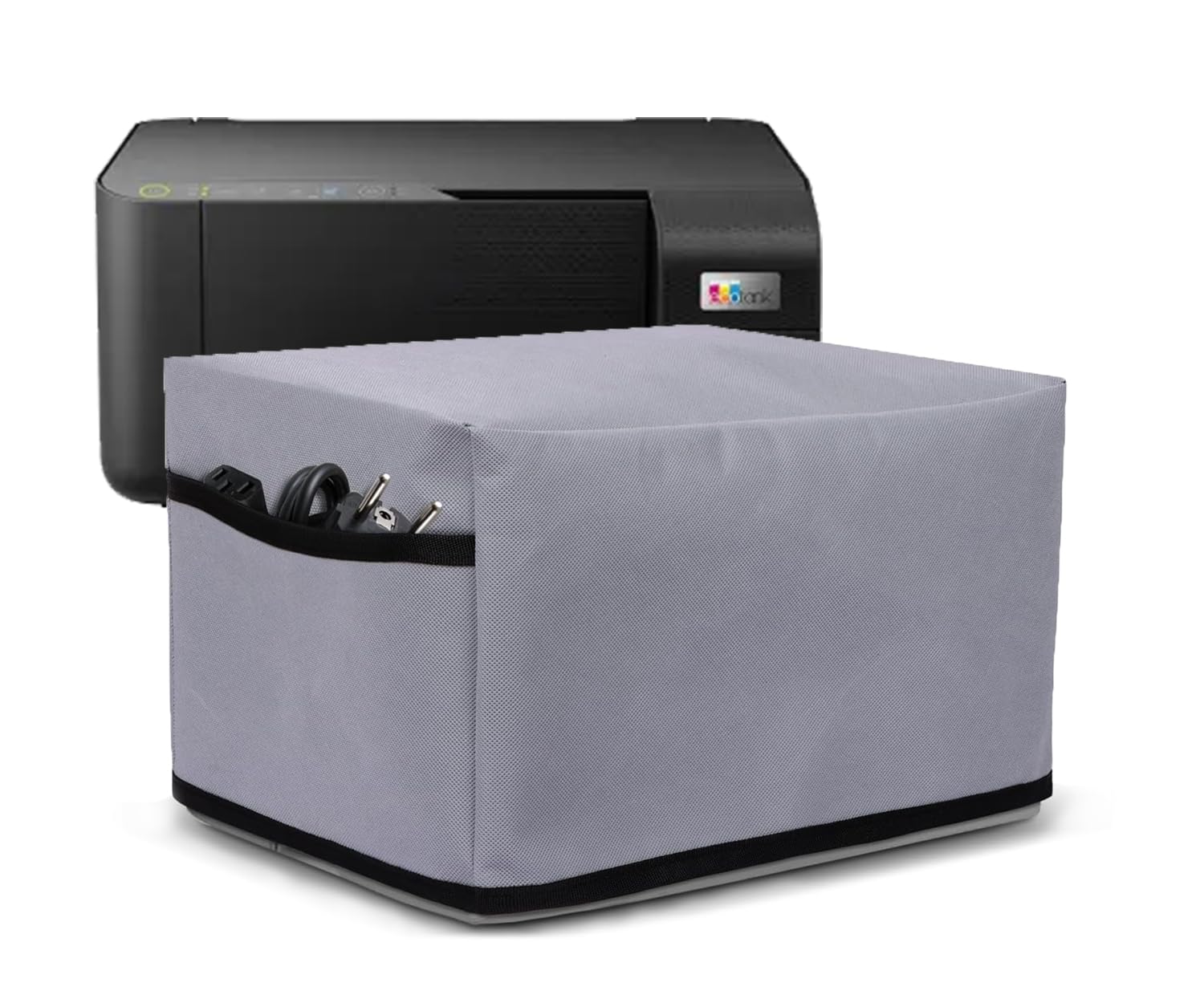 Dust & Water Proof Printer Cover for Epson EcoTank L3252 / L3250 / L3210 / L3211 (Grey)