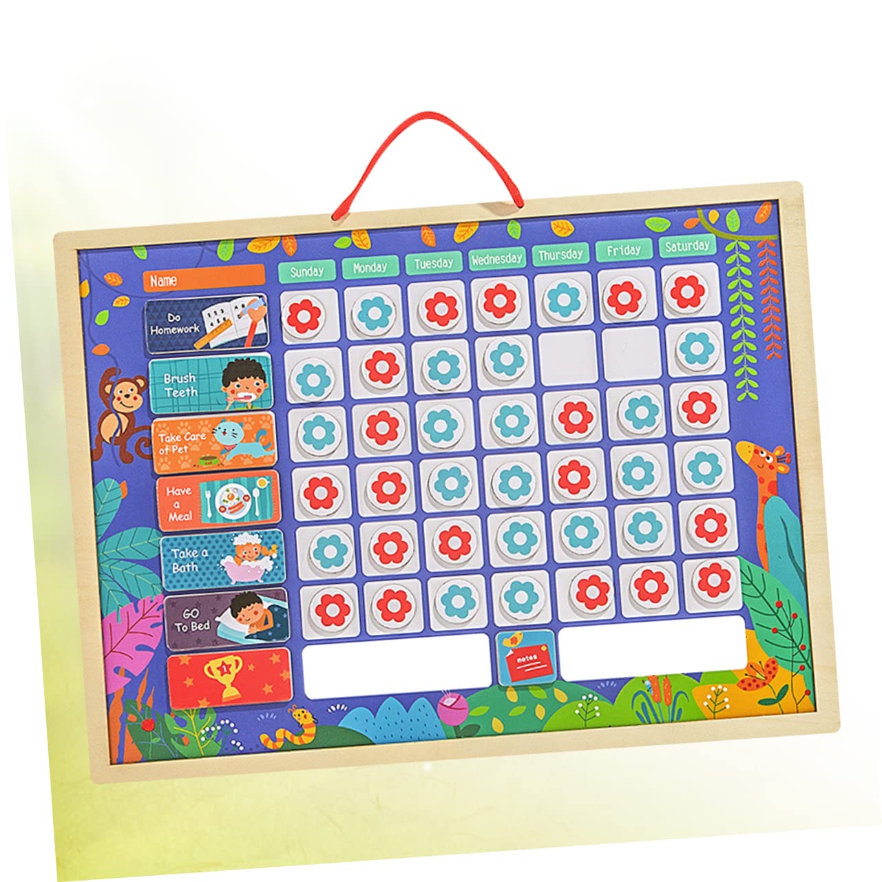 DIYEAH Autodisciplina infantil recompensa responsabilidad juguetes cuadro de buen comportamiento tabla de recompensas tabla de comportamiento