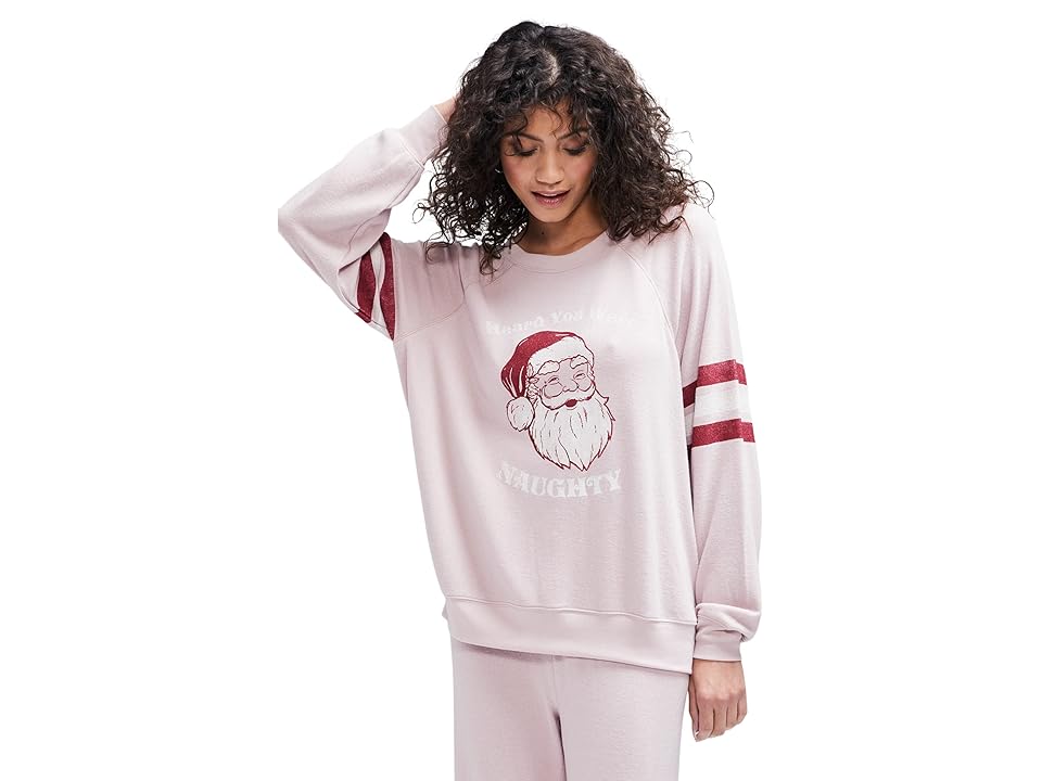 Wildfox You Were Naughty Sweatshirt (Burnished Lilac) Women's Clothing INTERNATIONAL SHIPPING
