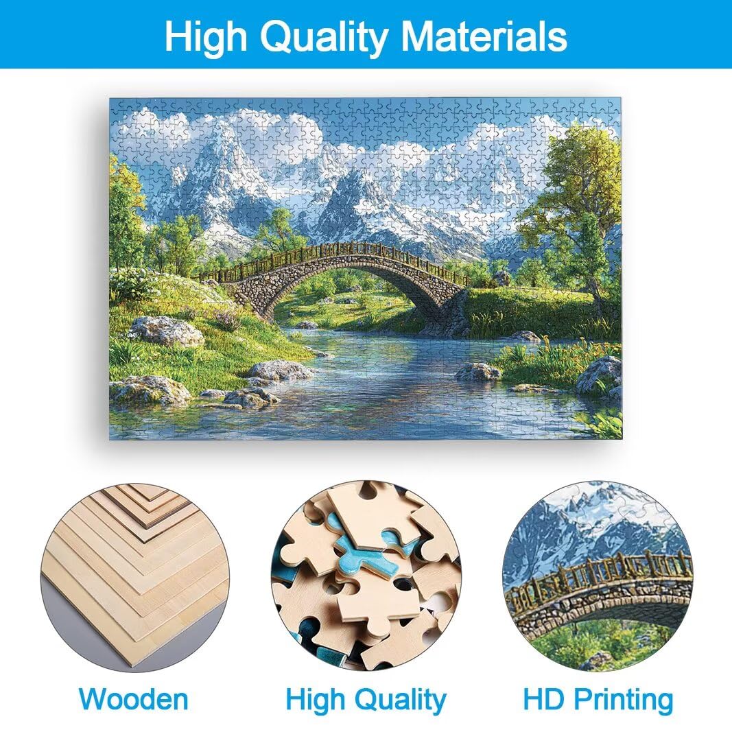 Puzzle Most Puzzle 5000 sztuk dla dorosłych, prezent dla kobiet/mężczyzn