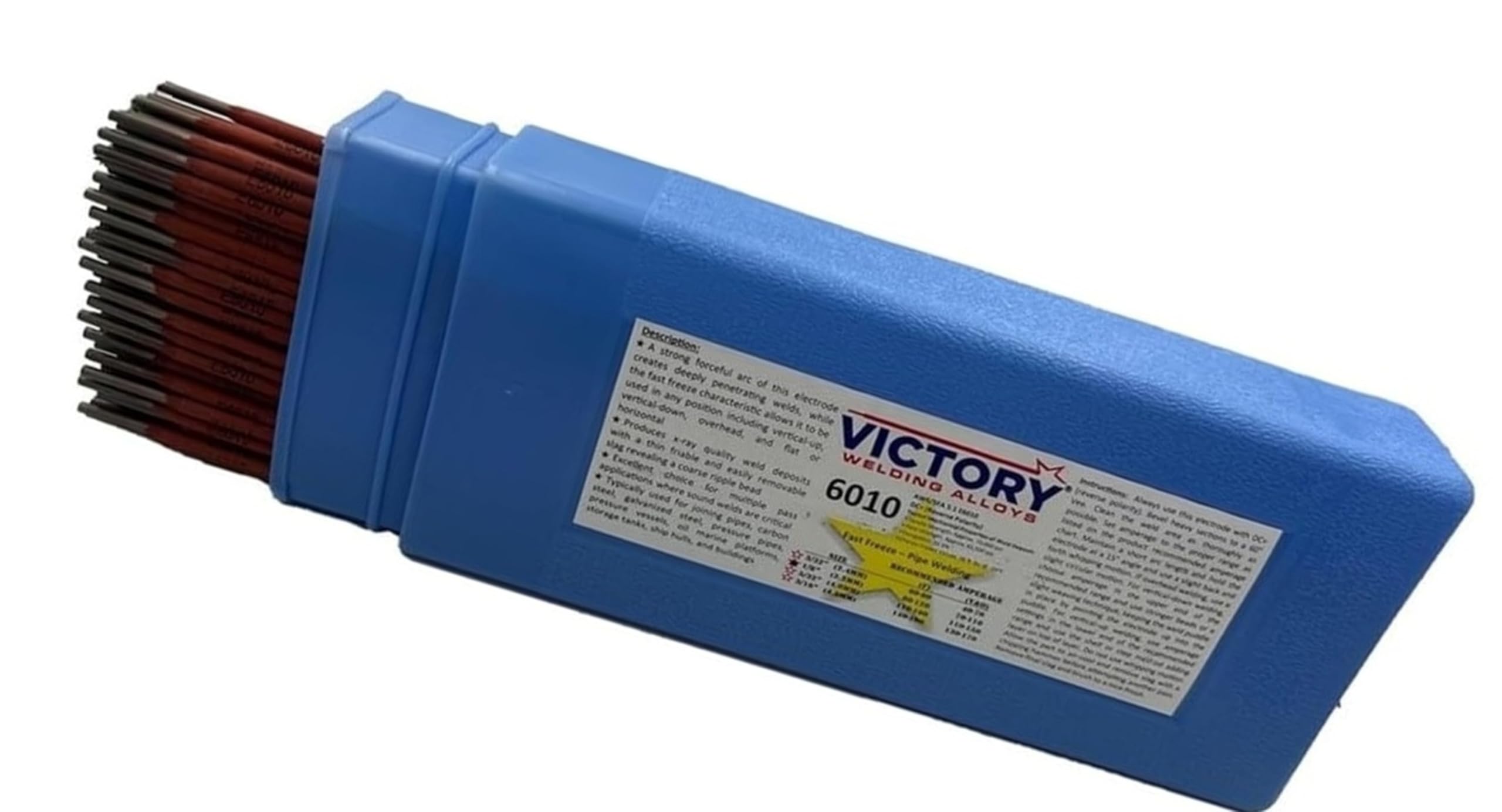 Victory Welding Alloys 6010 Welding Rod 3/32
