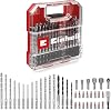 Original Einhell L-CASE 40-piece bit and drill set 25 mm bits, quick-change bit holder, socket spanner, countersink, metal, stone and wood drill bits incl. storage box