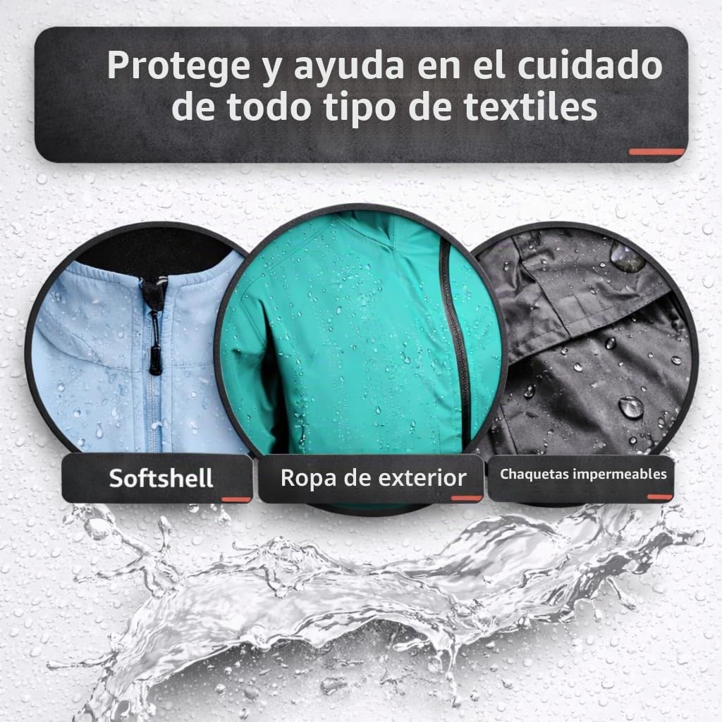Impermeabilizante Textil 5 Litros – Impermeabilizador de Tejidos con Efecto Repelente al Agua para Toldos, Tiendas de Campaña, Capotas, Muebles, Ropa y Calzado