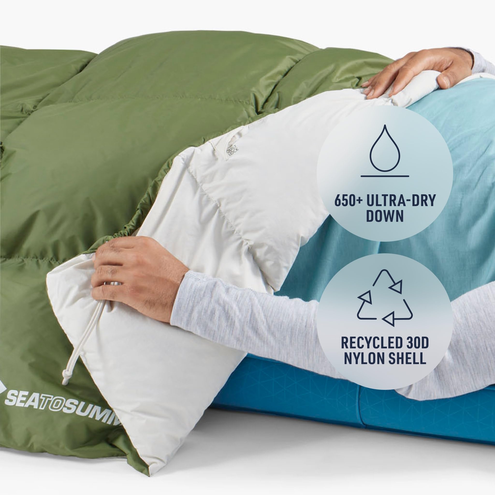 アウトドア寝具 SEA TO SUMMIT Amazon.com : Sea to Summit Tanami Down Camping Comforter, 45