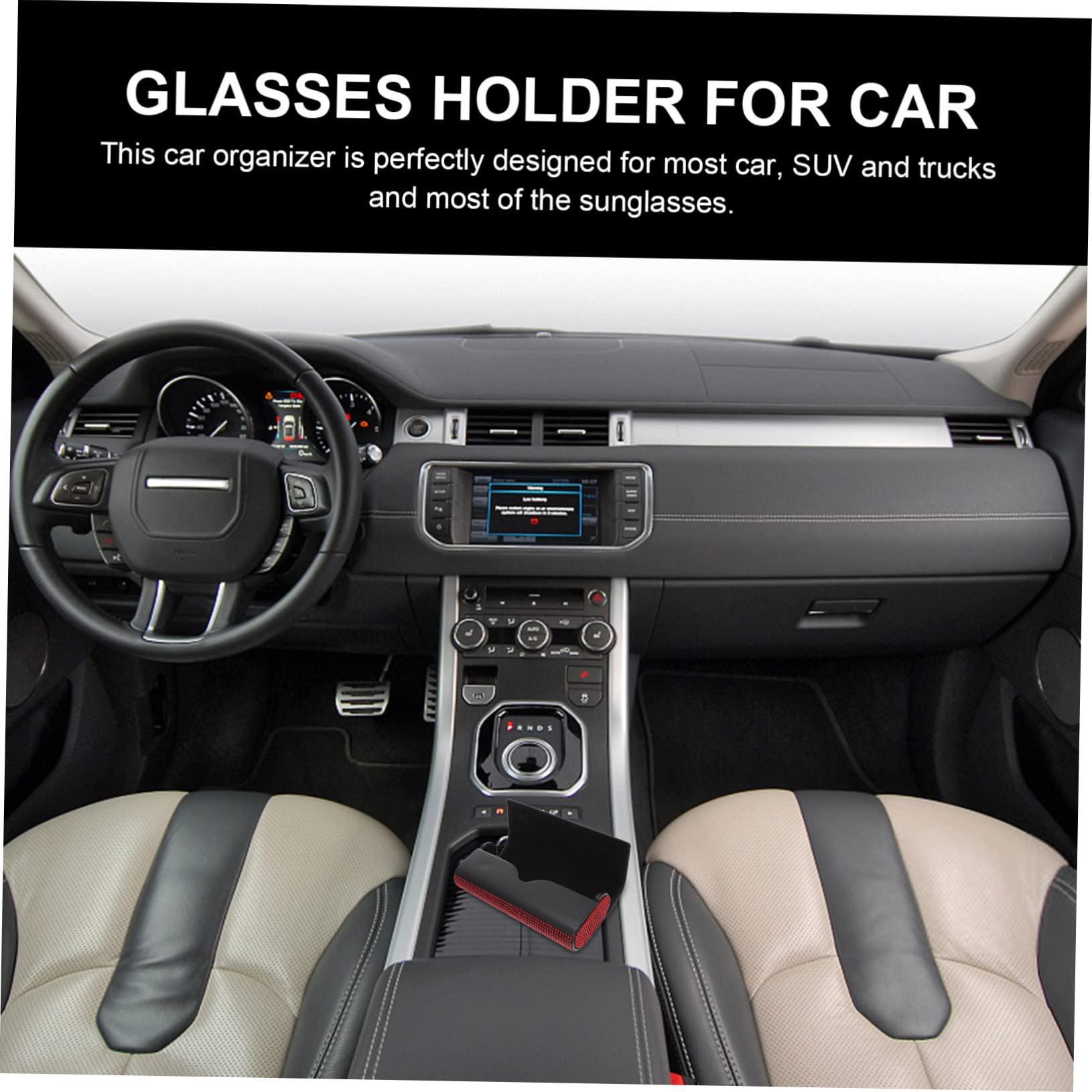 CALLARON 3 Pezzi Supporto Per Visiera Auto Intelligente Supporto Per Occhiali Con Strass Accessori Per Auto Facile Da Donna