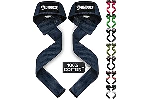 DMoose Pro Fitness Wrist Straps for Weightlifting