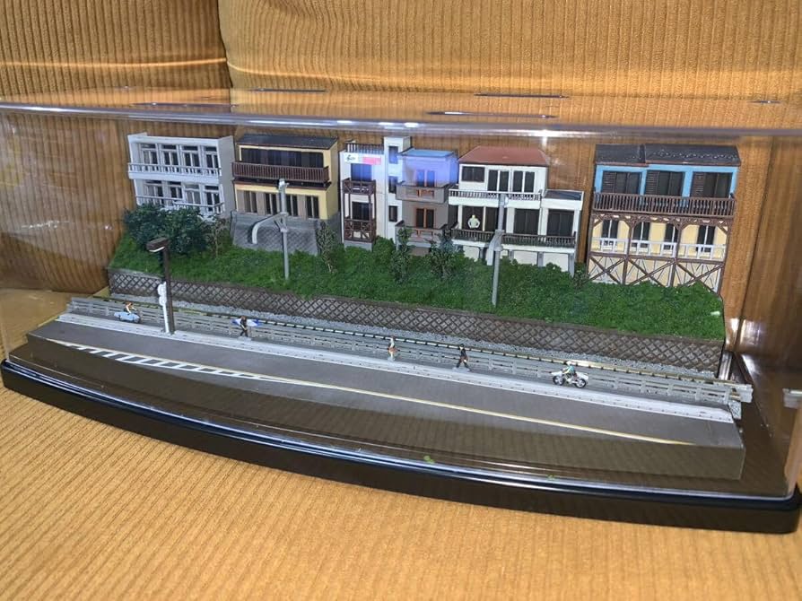 鉄道風景 ジオラマ 67 江ノ電 街中の風景 (走行可能 人形 軽トラ付) 鉄道風景 ジオラマ 67 江ノ電 街中の風景 (走行可能 人形 軽トラ付)