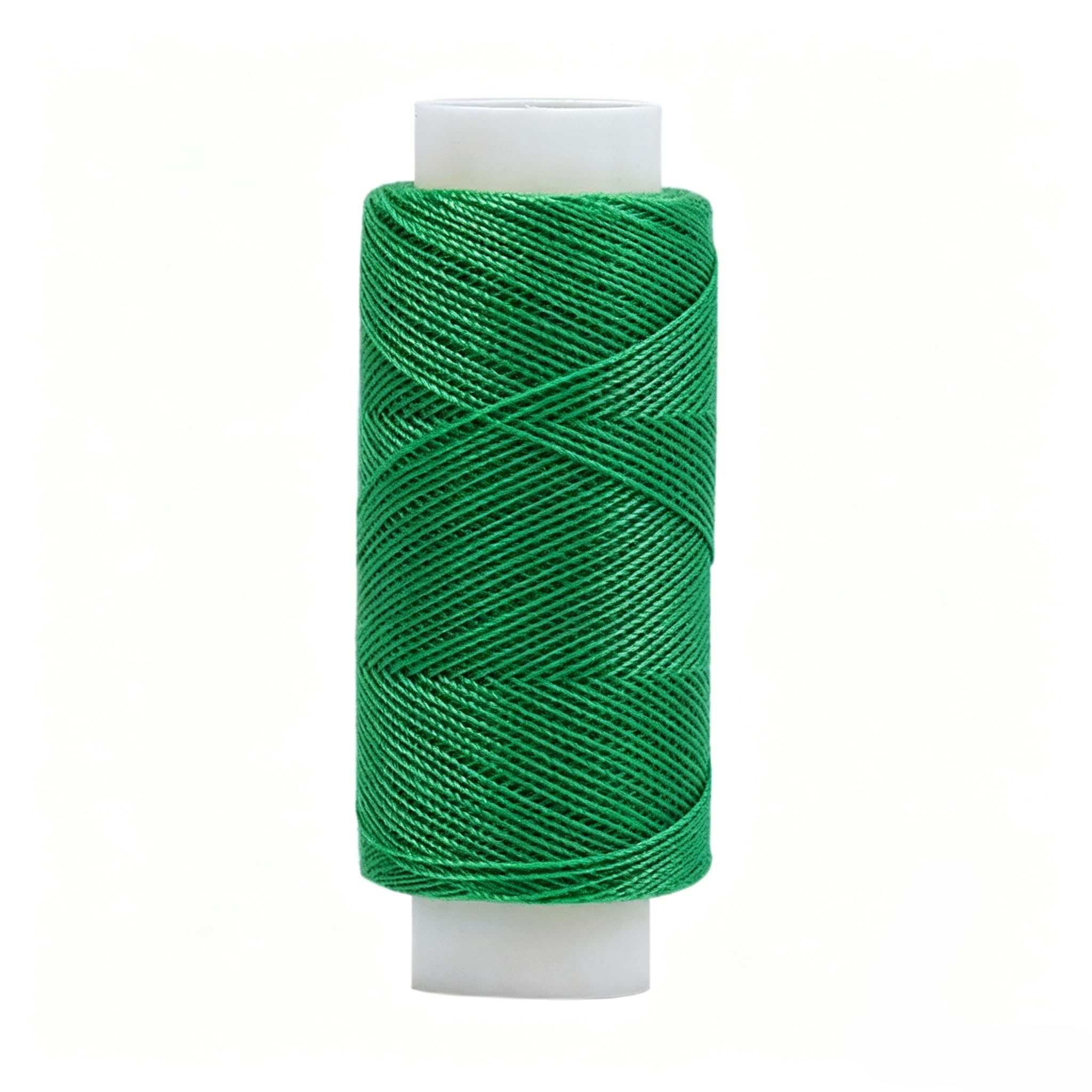 1 hilo de coser extrafuerte de poliéster, con hilo de coser para manualidades de cuero, color verde