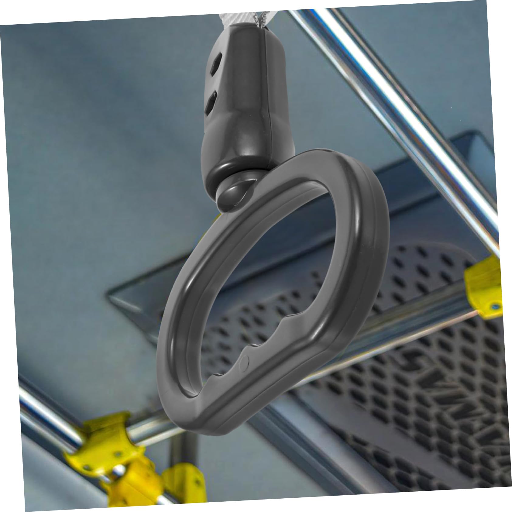 Cabilock Bus Handle Ring for Elderly Support Stylish Subway Assist Handle Non Slip Design for Safe Boarding Modern Color for Public Transportation Mobility