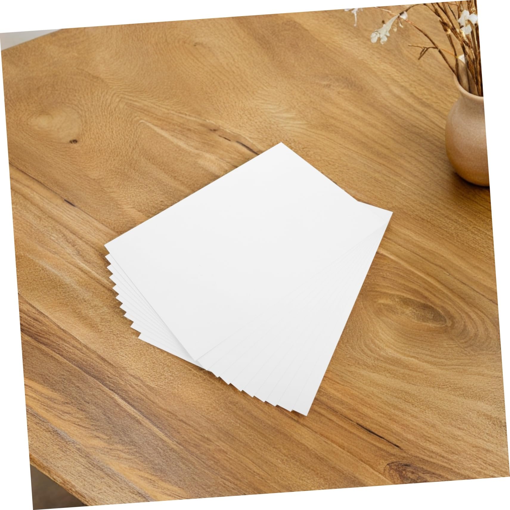 Papier Aquarelle 8k 600gsm 10 Feuilles, Surface Lin, Blanc