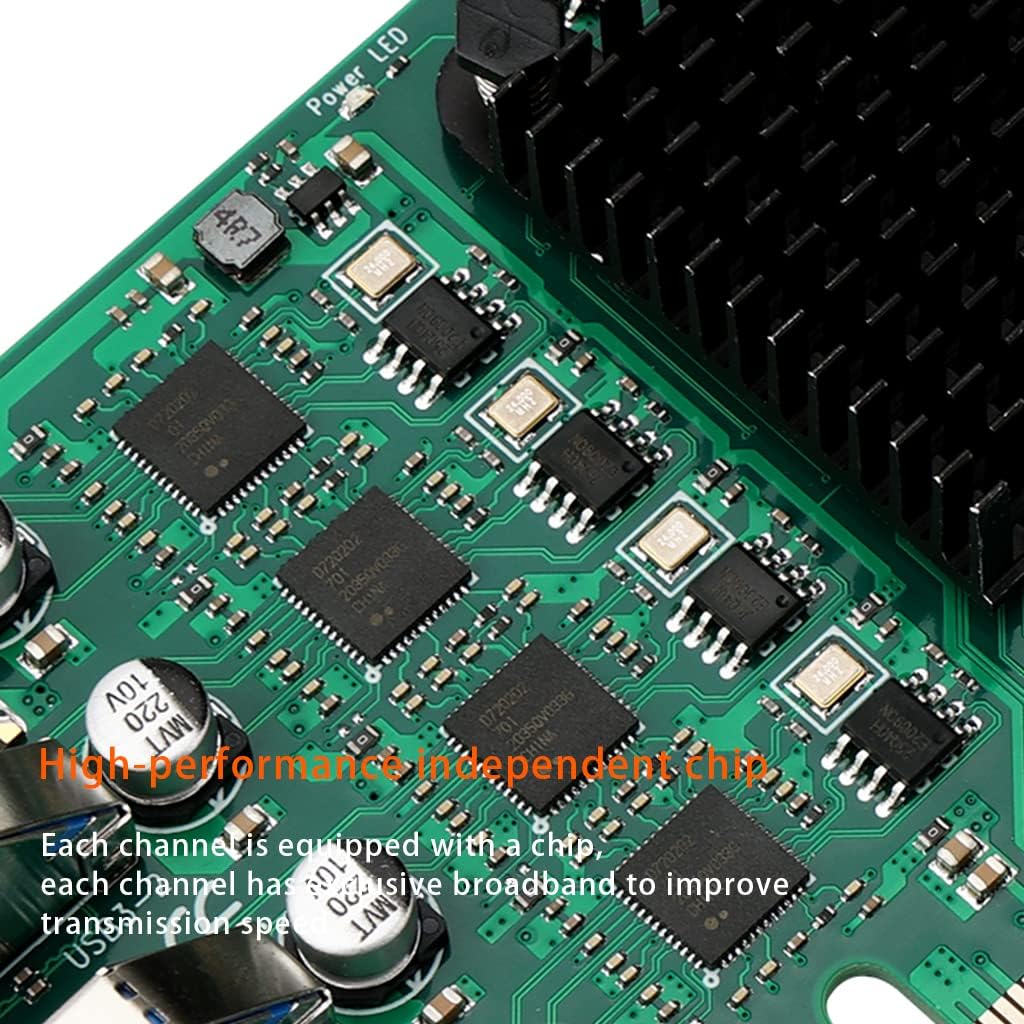 PCI-e to USB 8-Port Expansion Card for Express USB Add in Card Internal USB3.0 Converter Supports Industrial