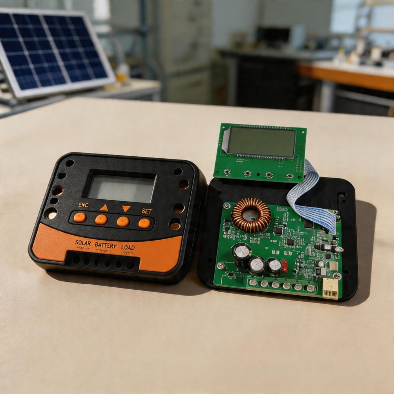 MPPT Regolatore di carica solare 10A 12V/24V Auto 240W per GEL per sla LFP
