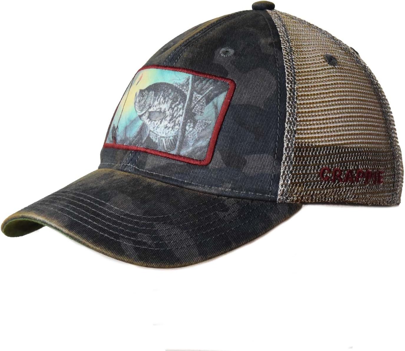 Crappie 1 Trucker Hat - Legacy Old Favorite Trucker - Image 3