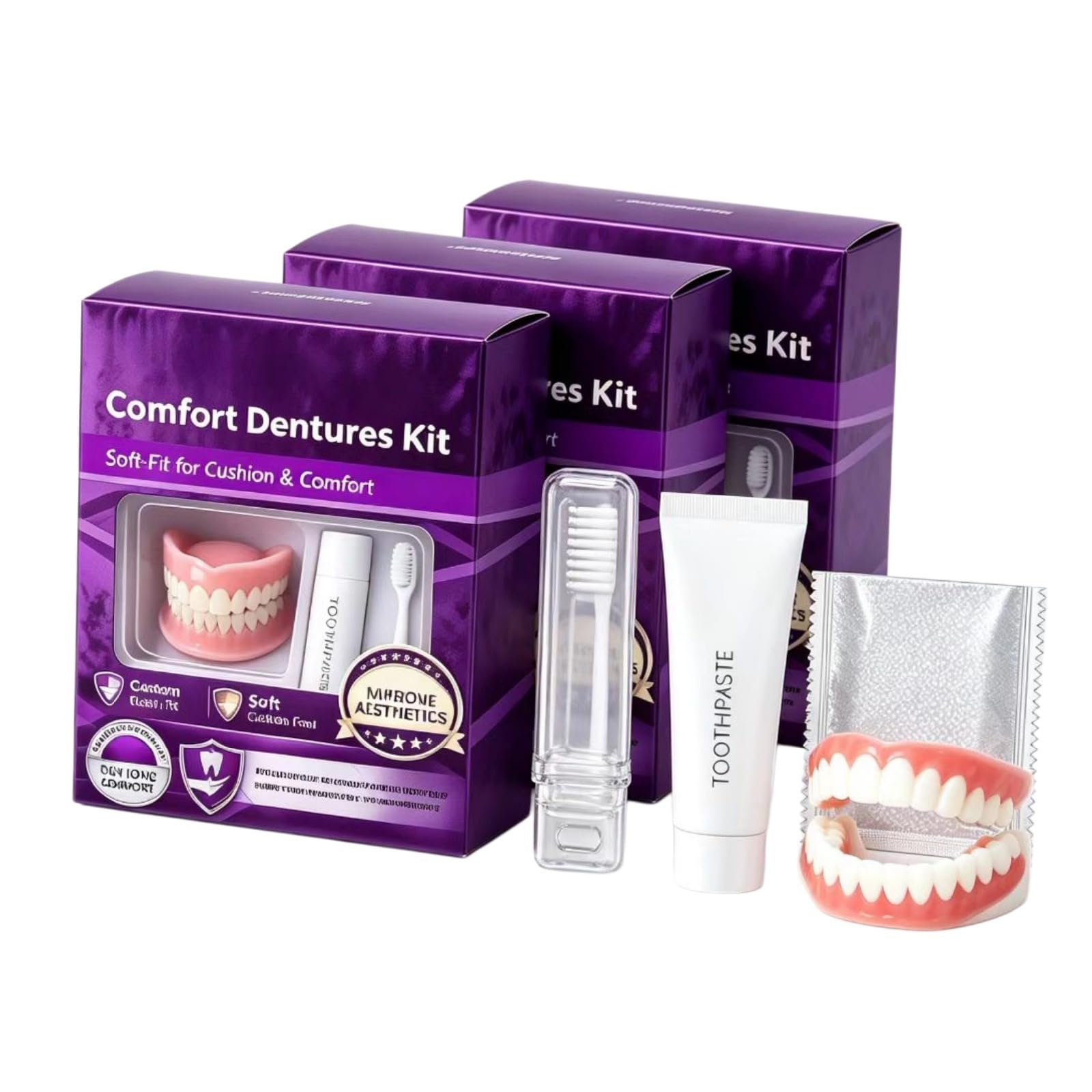 Dentier silicone，Prothèse amovible réaliste，Prothese dentaire silicone，dent