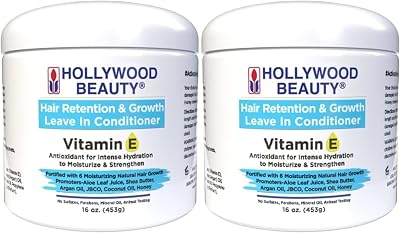 Hair Retention And Growth Leave-In Conditioner With Vitamin E 16 Oz (Pack Of 2)