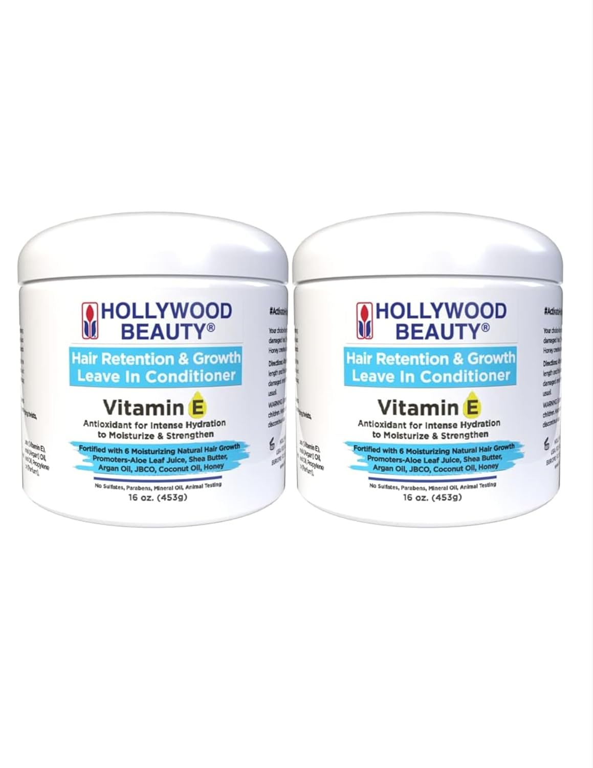 Hair Retention And Growth Leave-In Conditioner With Vitamin E 16 Oz (Pack Of 2)