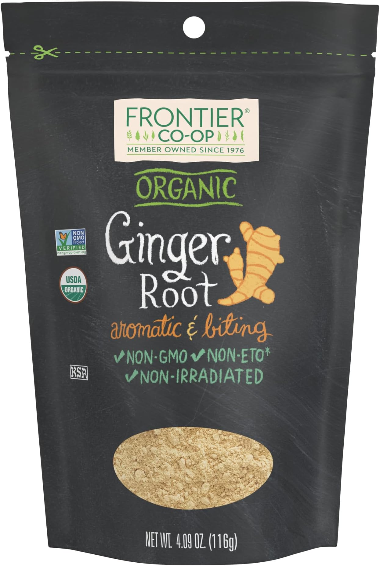 Frontier Co-op Organic Ground Ginger Root 4.09oz
