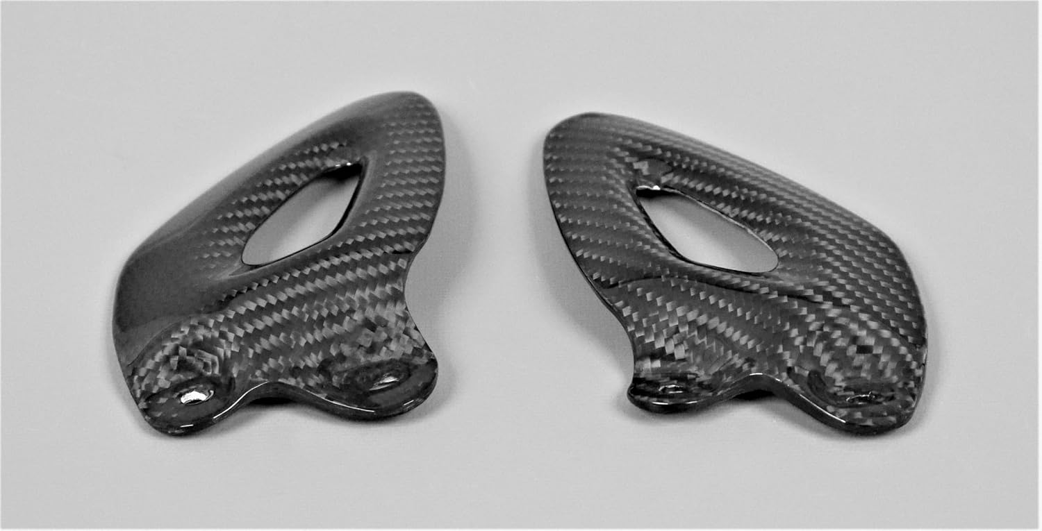 Carbon Fiber Ankle Guards (Heel Plates) for Triumph Rocket 3 R 2020-2023