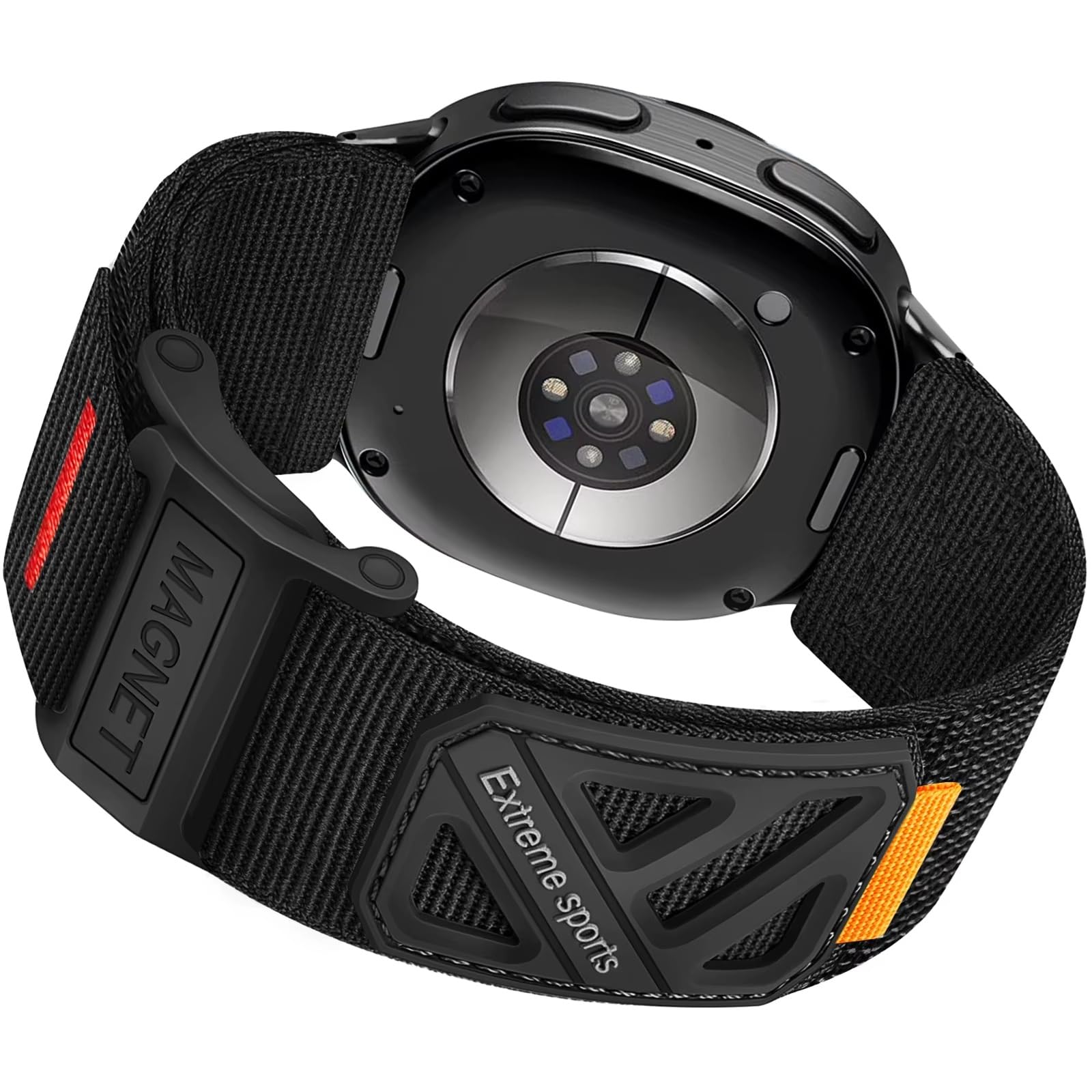 Zapper Nylon Elastic Sport Strap Compatible with Samsung Galaxy Watch Ultra (2024) and Watch Ultra 2 (2025) – Soft Breathable Stretchable Band with Strong Magnetic Buckle and Hook-and-Loop Fastening for Men & Women-image-36