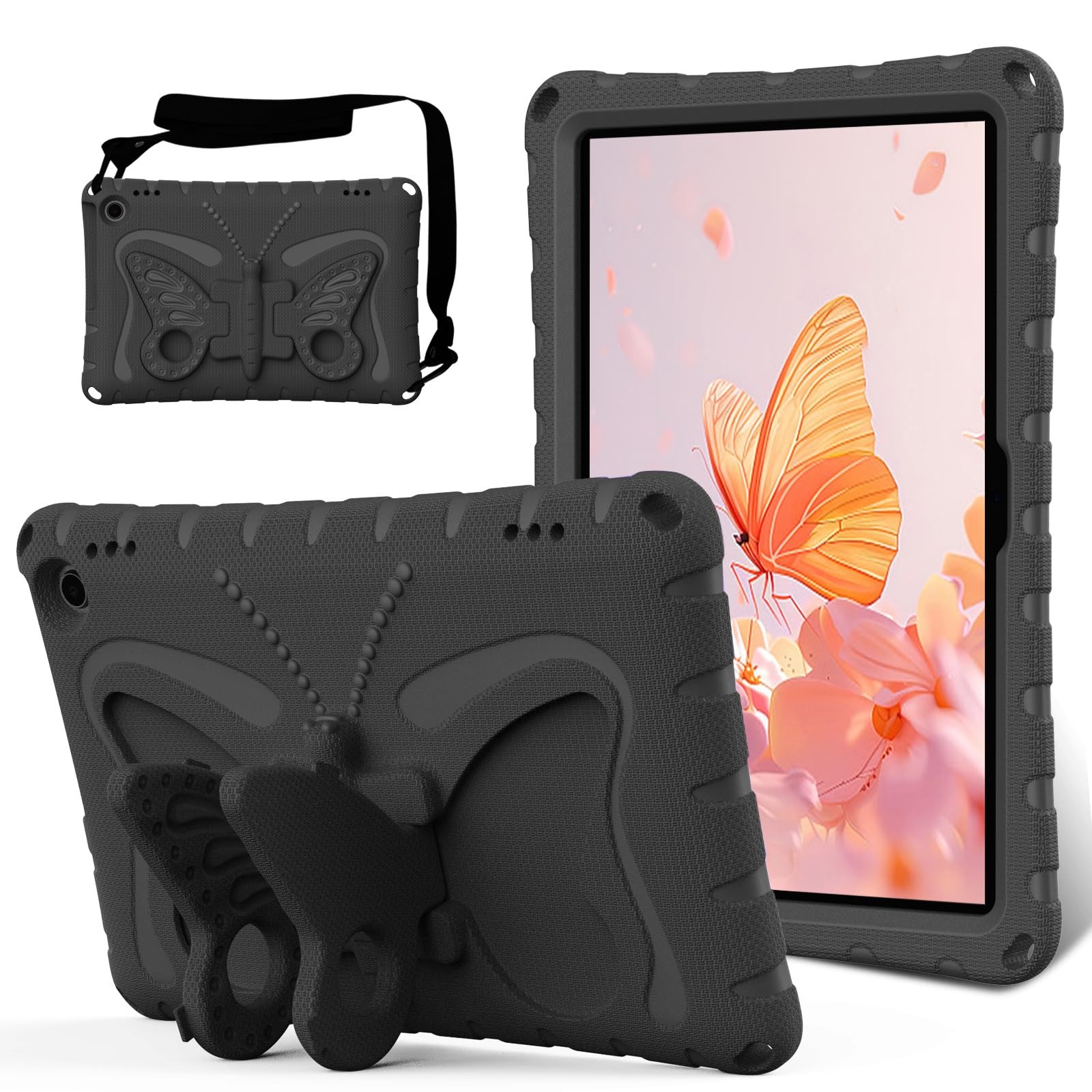 Tablet-Hülle Für Kindle Fire Max 11 (13. Gen. 2023) – Stoßfeste EVA-Kinderhülle Mit Schultergurt & Ständer