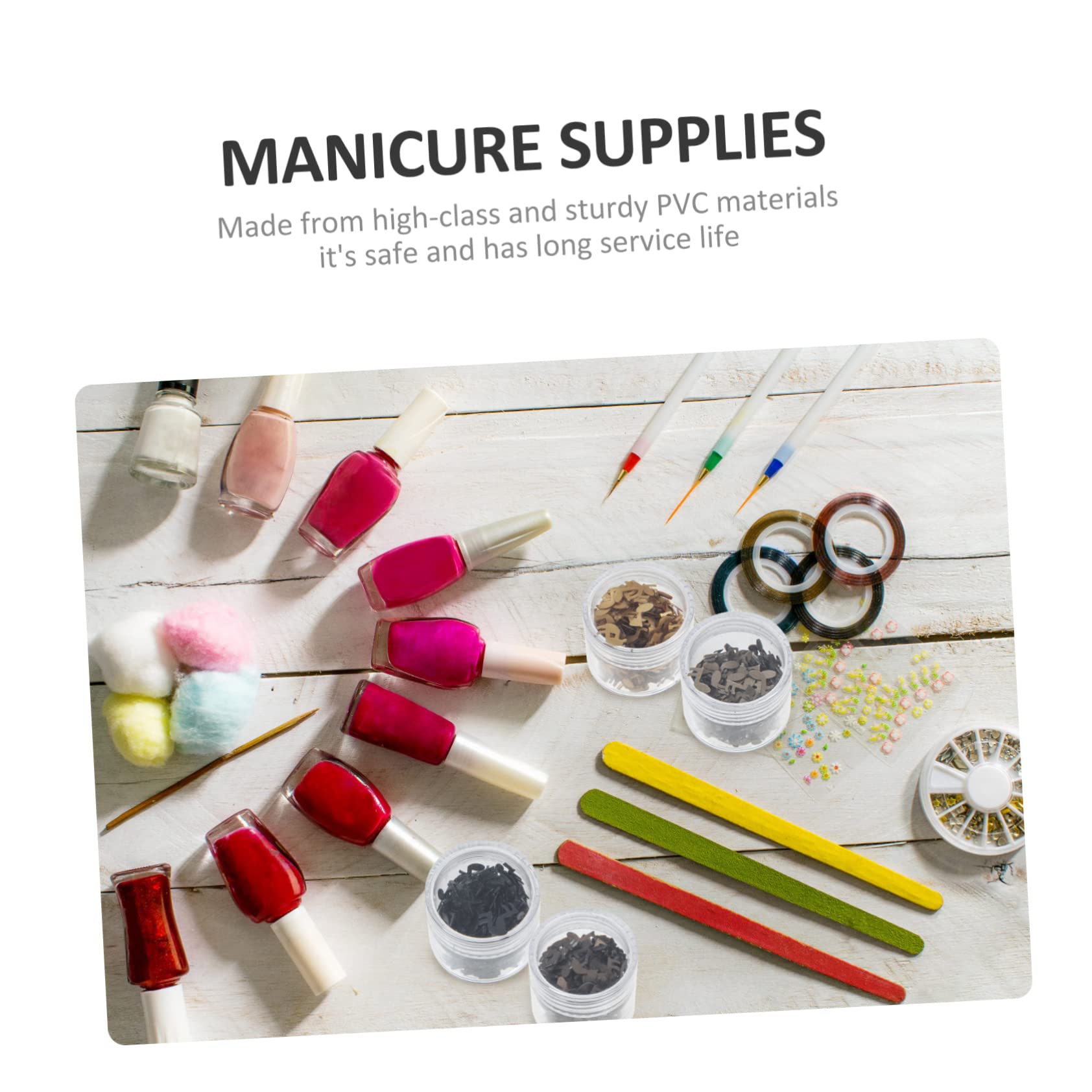 Healeved 4 Set Di Paillettes Per Unghie A Forma Di Nota Glitter Materiali in Pvc Resistenti Per Manicure 4 Scatole*4