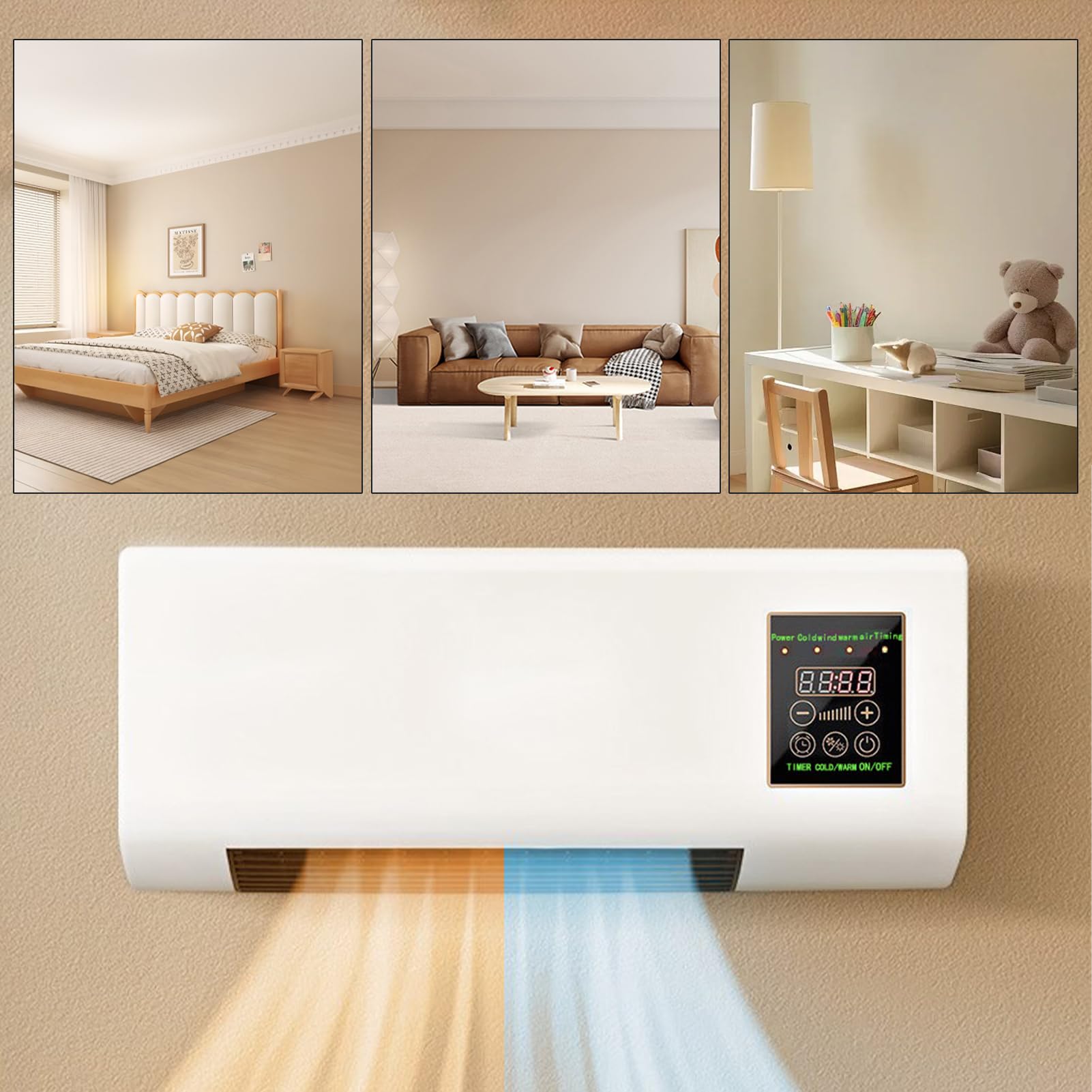Wall Mounted Best Small Room Ac Unit FYHALE 8,000 BTU Wall Mounted