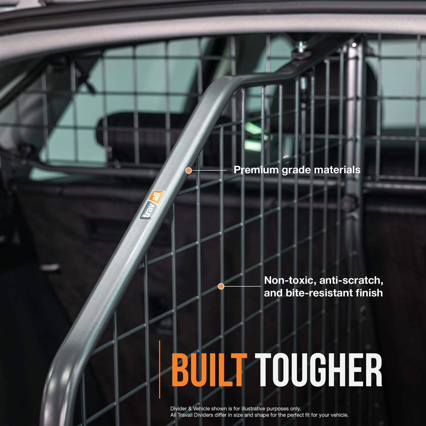 Travall Dog Guard & Divider Bundle Compatible with Peugeot 3008 SUV (2016-2024) | Vehicle Specific Trunk Guard & Luggage Barrier Load Separator Heavy Duty Powder Coated Steel Pet Barrier