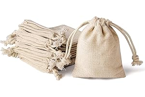 Pack of 20PCS 3x3.7Inch Small Cloth Gift Bags