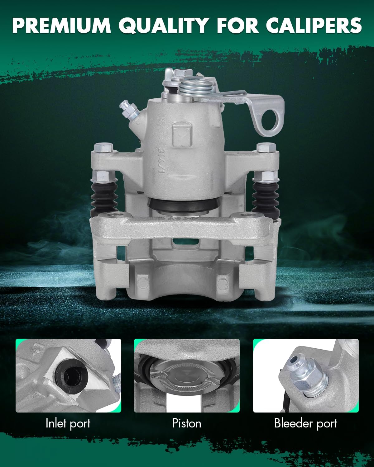 SCITOO 19B2574 Brake Piston Caliper Fit For Audi TT Quattro 2000-2006 For Volkswagen For Jetta 2000-2005 For Volkswagen For Jetta City 2007-2009