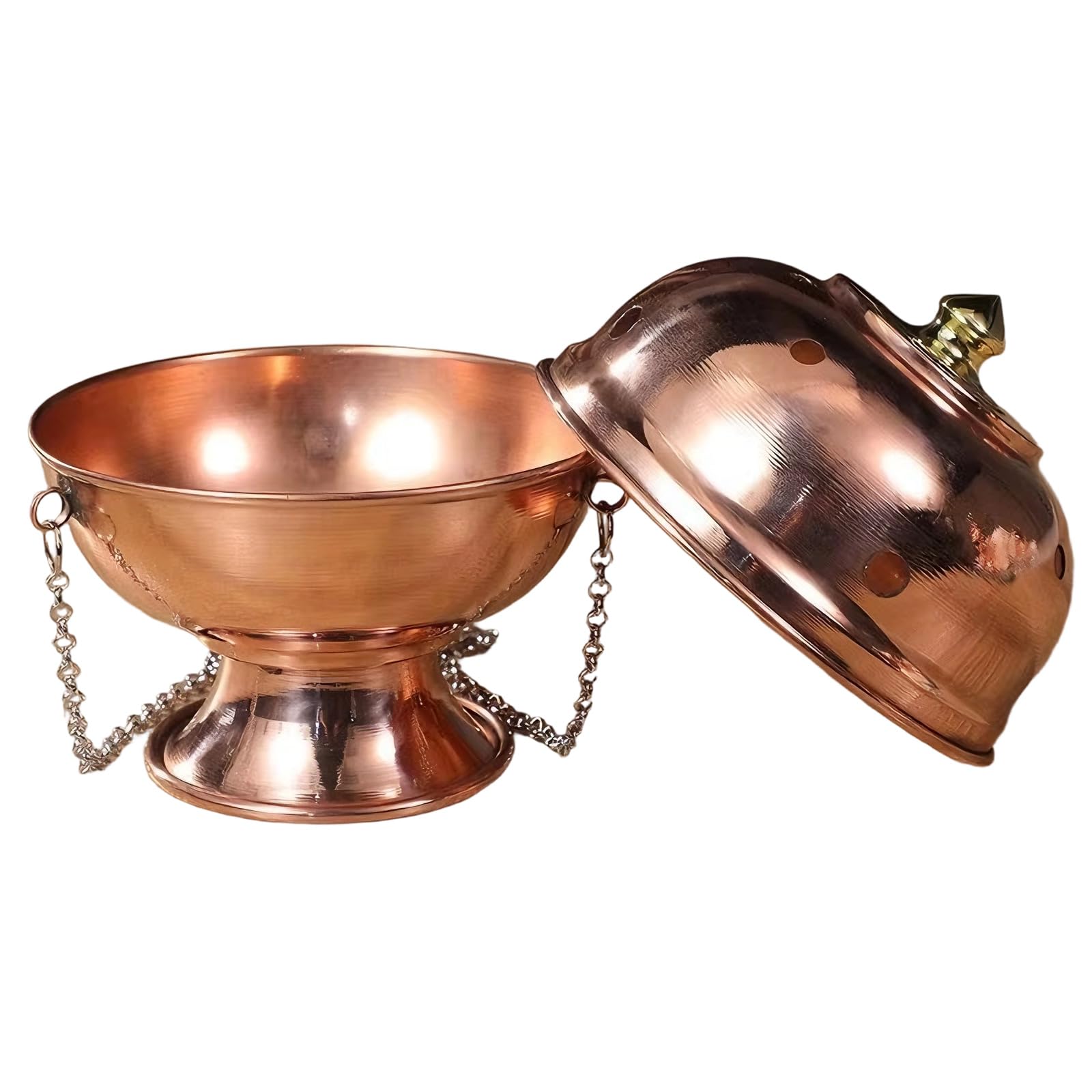 Jazuaiao Multifunctional Hanging Incenses Burners Tibetan Copper Resistant Stove for Meditations Altars Decors Incenses Burners for Meditations