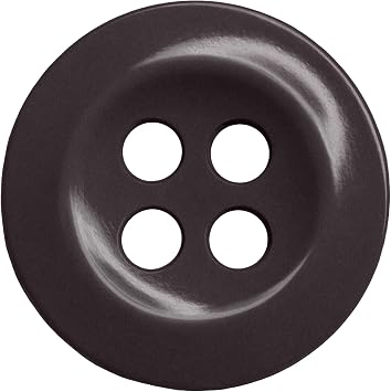 ButtonMode ワークシャツ ボタン 13mm 20L スタイル 29 アーミー、ディッキーズ、カーハート、ラングラー、レッドキャップ、クラスA、B、Cワークウェア、ミリタリースペック工業強度、サイズ1/2インチ、ブラウンダーク、22ボタン