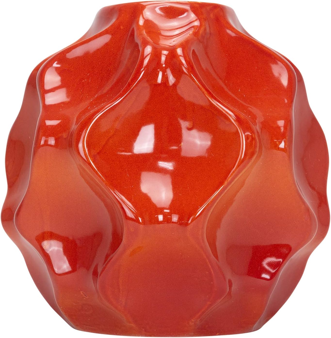 17-793 Manifest Vase, Short , Orange