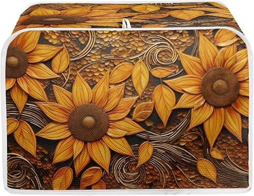 Miniatura 185 de Funda para horno con estampado de galaxia, protector de máquina de pan de cocina, cubierta para tostadora de 2 rebanadas de gato lunar para el Gato