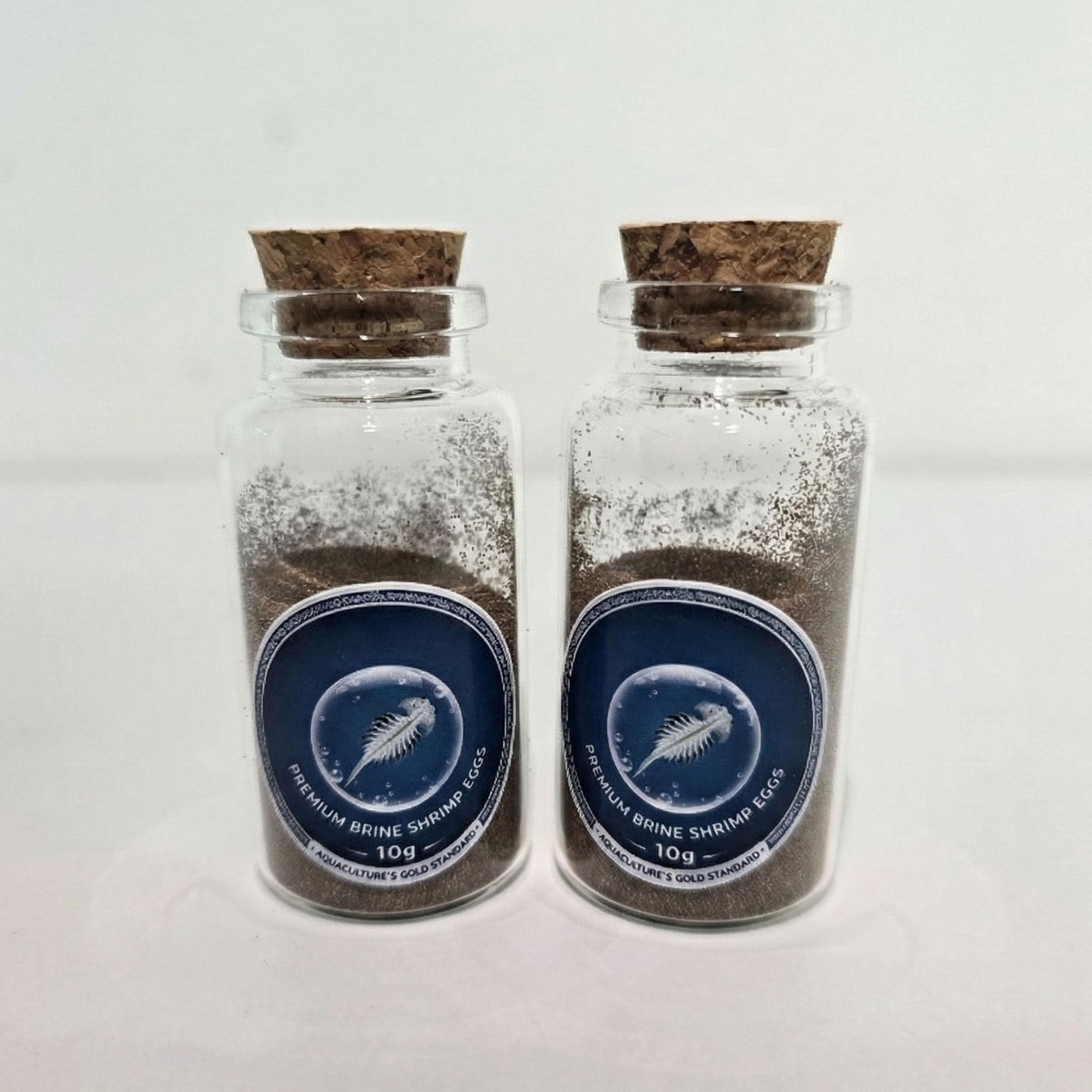 Premium Artemia Brine Shrimp Eggs – 95% Hatch Rate Guaranteed – High Protein Live Food for Aquarium Fish Fry, Betta, Guppy & Reef Tanks – for Freshwater & Marine Aquariums Baby Cysts (20g (2x10g))