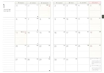 Amazon.co.jp: プラチナダイアリー・プレステージ 2025年1月