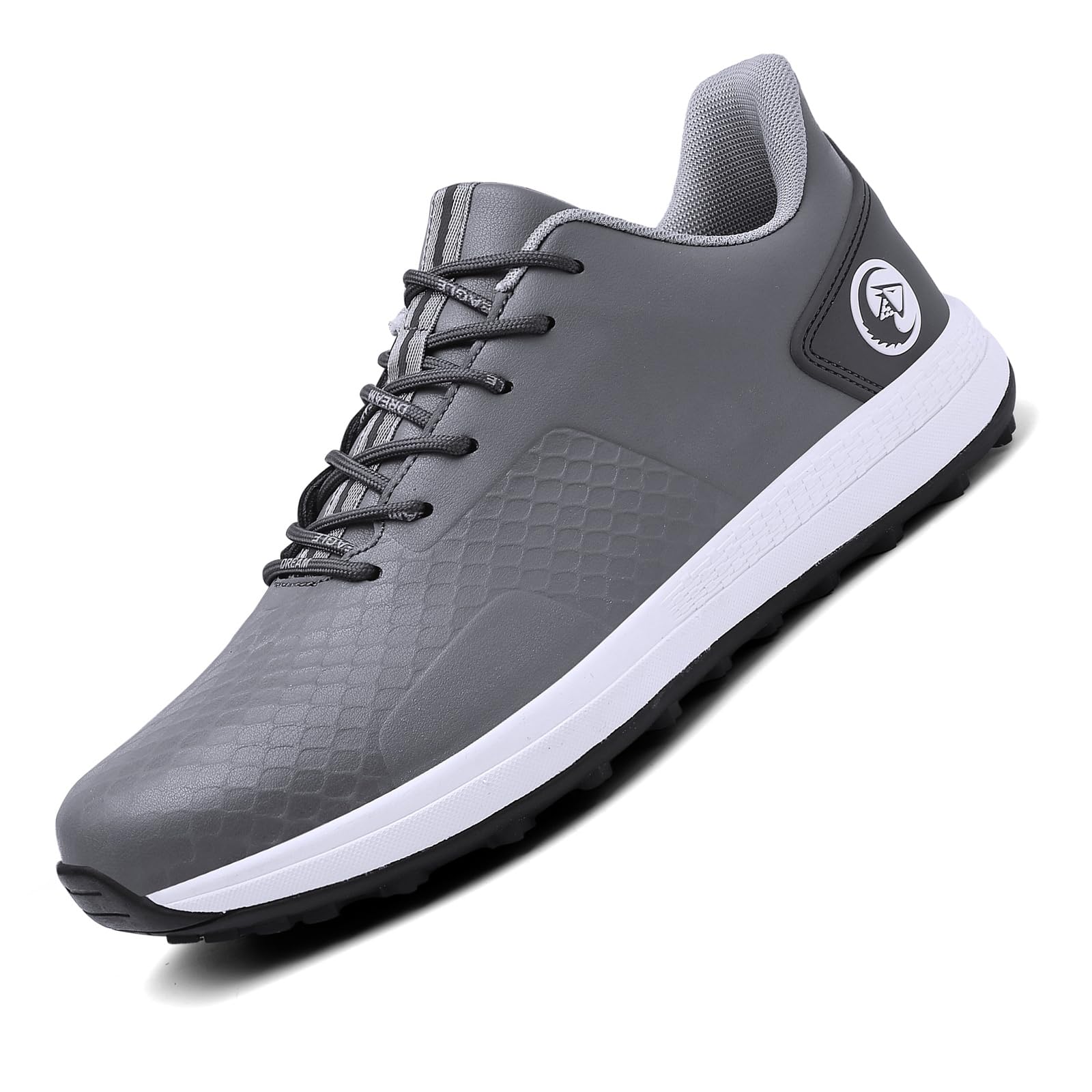 EHQZNSpikeless Golf Shoes Men Waterproof Golf Shoes Comfortable Breathable Golf Footwear Mens Golf Sneakers Golf Walking Shoes