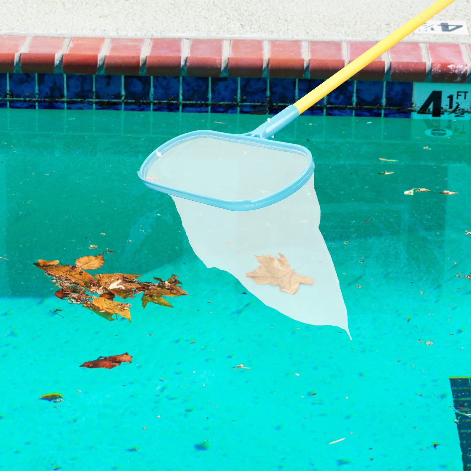 Sosoport 2 Piezas De Red De Limpieza Práctica Y Fácil De Usar para Piscinas Y Estanques.