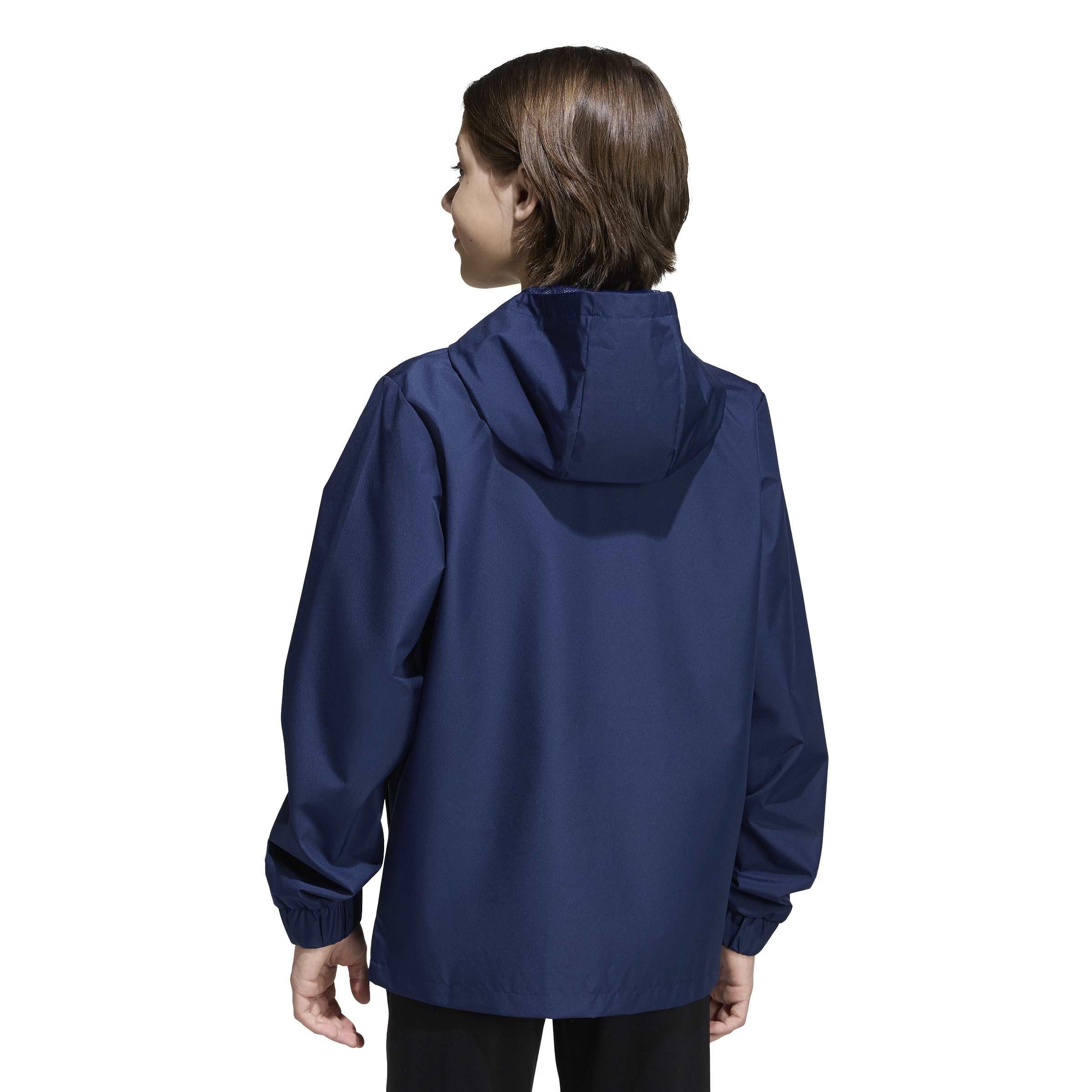 adidas Uniseks - dzieci Entrada26 All Weather Kids Coat, team navy blue 2/white, 13-14 Years