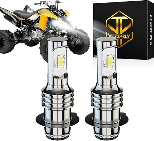 Compatible con faros delanteros Yamaha Raptor 700 700R, años 2006 2007 2008 2009 2010 2011 2012 2013 2014 2015 2016 2017, bombillas H6 H6M, 6000K